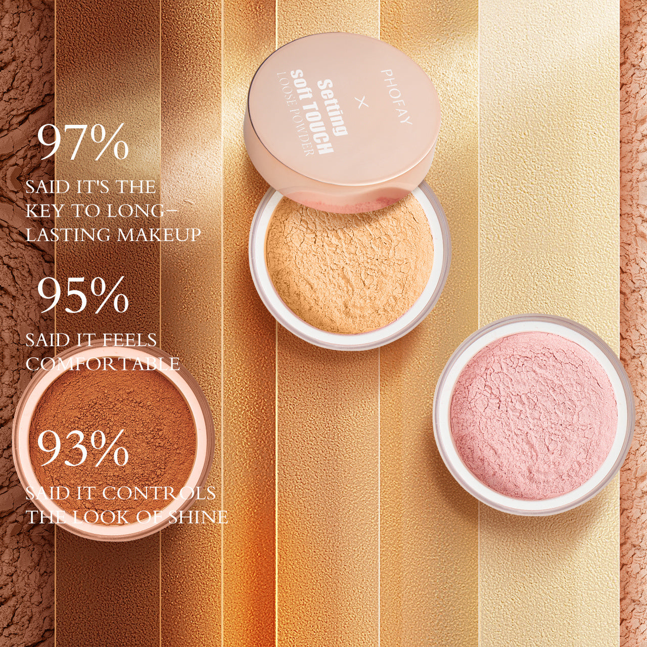 PHOFAY Soft Touch Setting Powder – Flawless Matte Finish That Lasts All Day