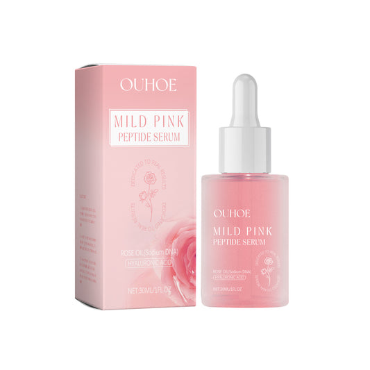 OUHOE Mild Pink Peptide Serum  | Rose Spot Treatment & Skin Brightening Essence – 30ml