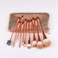Eleglaze™ 10-Piece Goblet Makeup Brush Collection with Premium Storage Bag