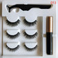 Magnetic Eyelashes & Eyeliner Kit – Reusable, Waterproof, Natural Look, Easy to Apply Lash Set