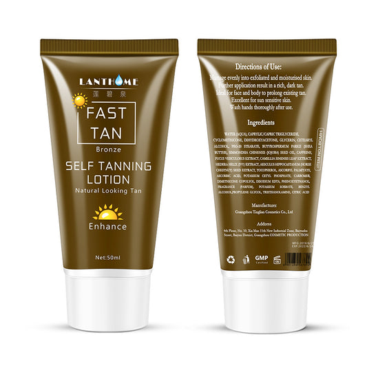 SunKiss™ Fast Tan Self-Tanning Body Lotion – Get That Golden Glow Instantly!