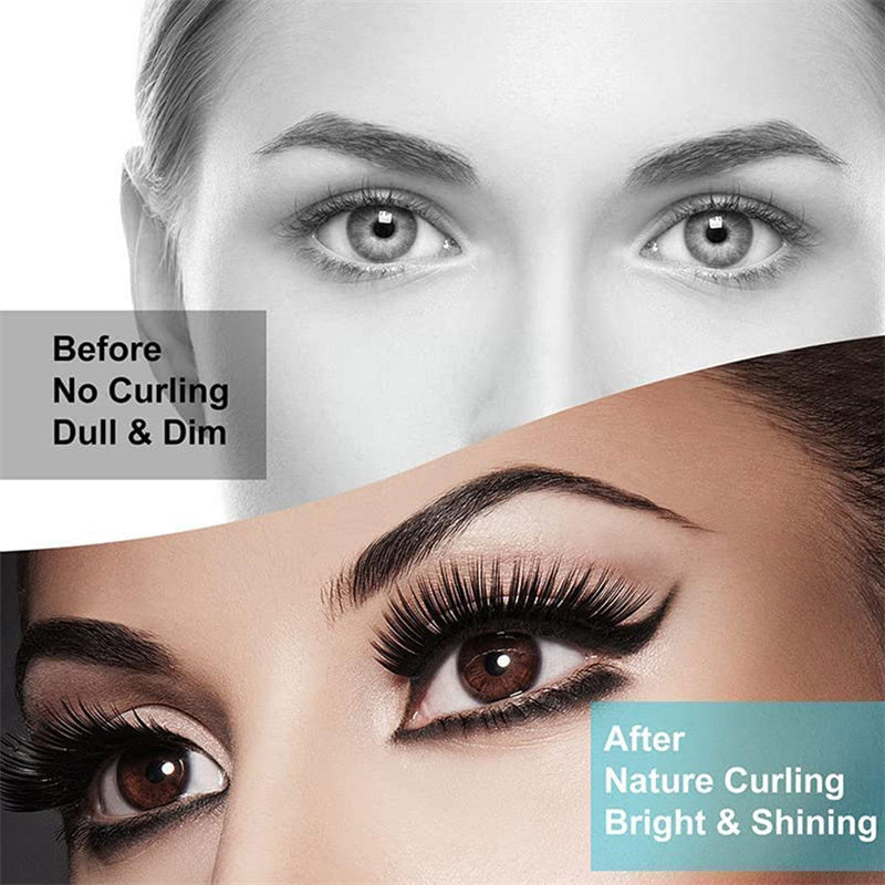 Portable Heated Eyelash Curler – USB Rechargeable Lash Lift Tool for Long-Lasting Curl & Volume