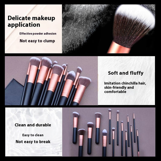 ProBlend™ 16-Piece Gradient Makeup Brush Set with Luxe Storage Case