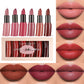 VeluLuxe™ 6-in-1 Velvet Matte Lipstick Set – Long-Lasting Glam Collection