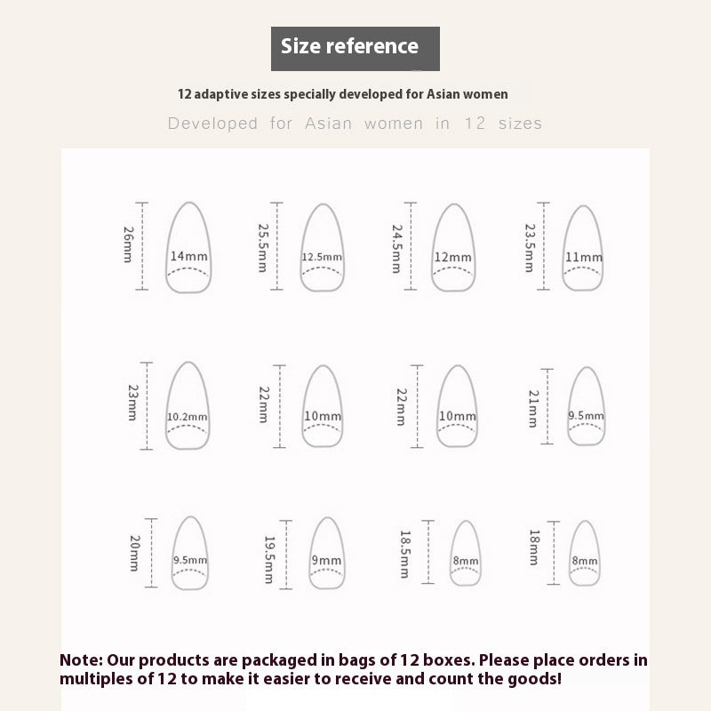 Glam Pink Double French Press-On Nails – Luxury Almond Shape Glitter Nail Set