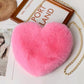 Fluffy Love Heart Plush Shoulder Bag – Cute Chain Crossbody Purse for Girls & Valentine’s Gifting