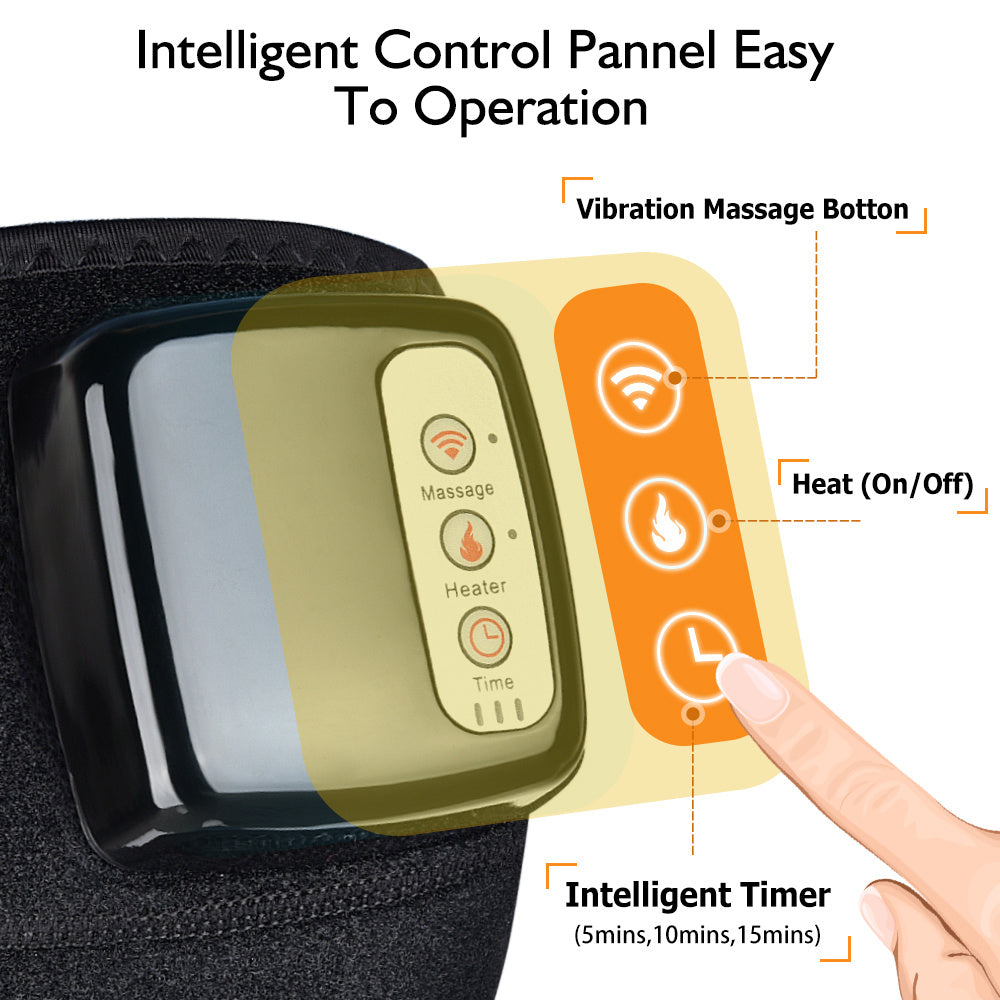 ThermaRelief™ Infrared Heating Knee & Joint Massager – Pain Relief + Vibration Therapy