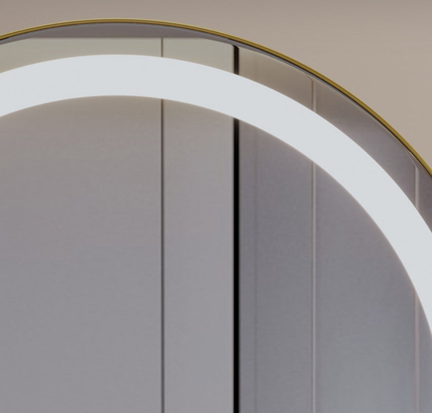 Luxury Rotating LED Makeup Mirror for Dressing Table – Touch Control, USB Charging, 360° Adjustable Vanity Mirror