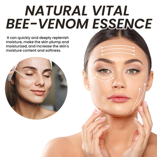 OUHOE Bee Venom Facial Serum – Natural Botox Alternative for Wrinkle-Free, Youthful Skin