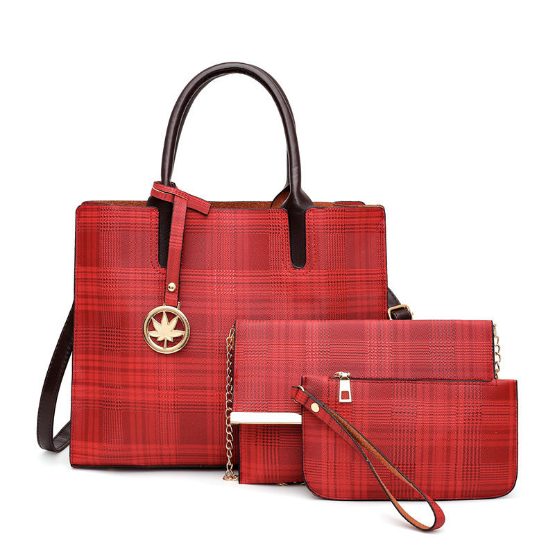 3-in-1 Women's Tote Handbag Set – Large Capacity Shoulder & Crossbody Purse for Everyday Use