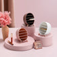 Aesthetic Round Lipstick Organizer – Rotating Makeup Storage Box with Elegant Design