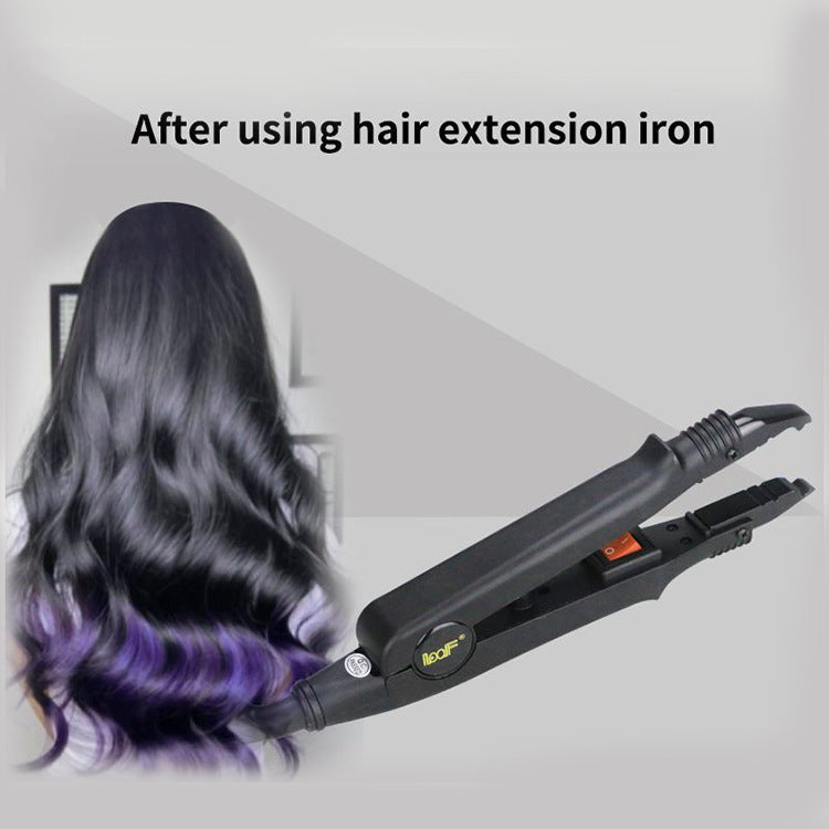 SleekSilk™ Professional Hair Extension Iron – Constant Temperature Styling Tool for Smooth, Lasting Results
