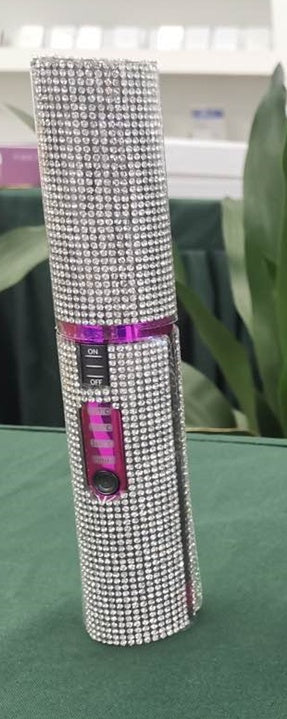 2-in-1 Ionic Hair Straightening & Curling Brush – Portable USB Rechargeable Styler for Smooth & Shiny Hair