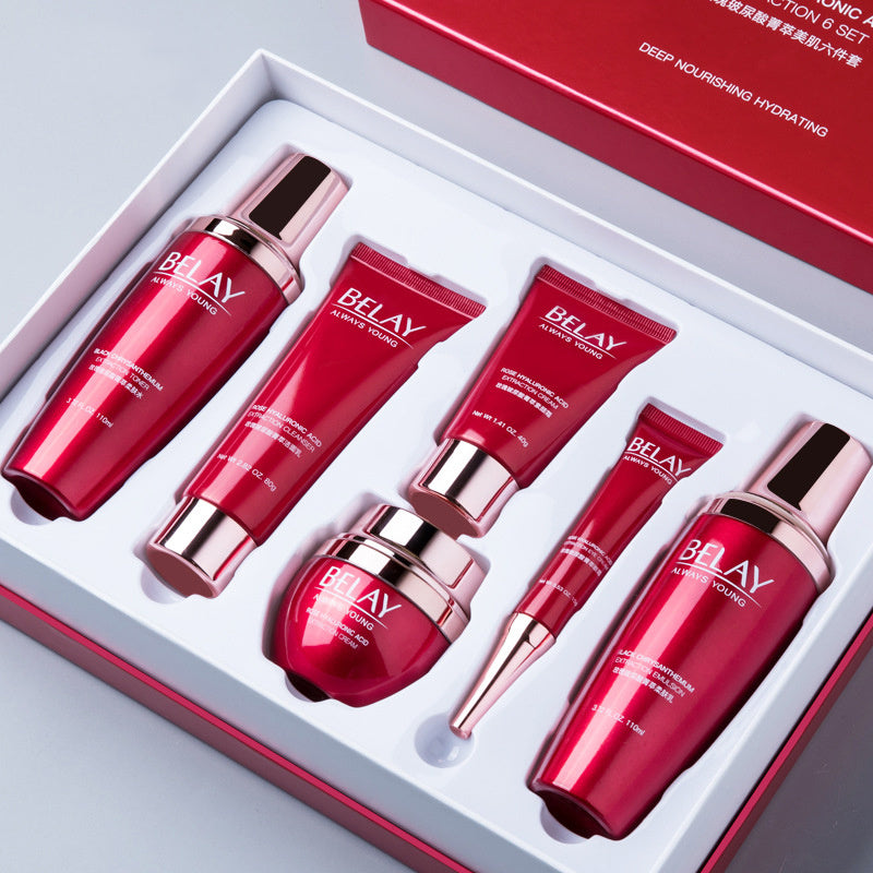 BELAY™ 5-in-1 Luxury Facial Skincare Set – Deep Hydration, Glow & Anti-Aging Kit