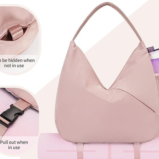 Stylish Women’s Sports Bag – Multi-Purpose Gym & Travel Tote with Separate Shoe Compartment