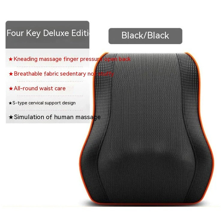 RelaxPro™ Electric Heated Neck & Back Massage Pillow – Deep Relief Anytime, Anywhere!