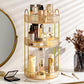Elegant Light Luxury Vanity Organizer Tray – Punch-Free Bathroom Counter Storage Stand