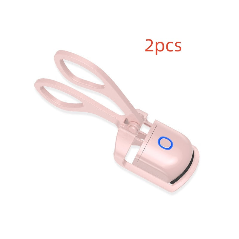 Portable Heated Eyelash Curler – USB Rechargeable Lash Lift Tool for Long-Lasting Curl & Volume