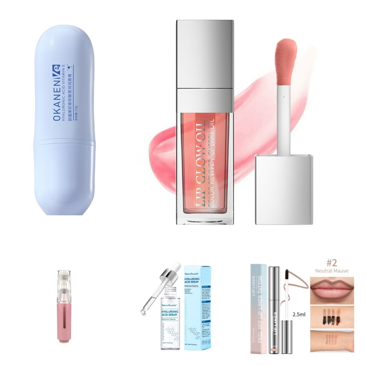 Hyaluronic Acid & Vitamin C Face Serum – Anti-Aging, Pore Minimizing & Brightening Cream Set | Deep Moisturizing Skincare Duo