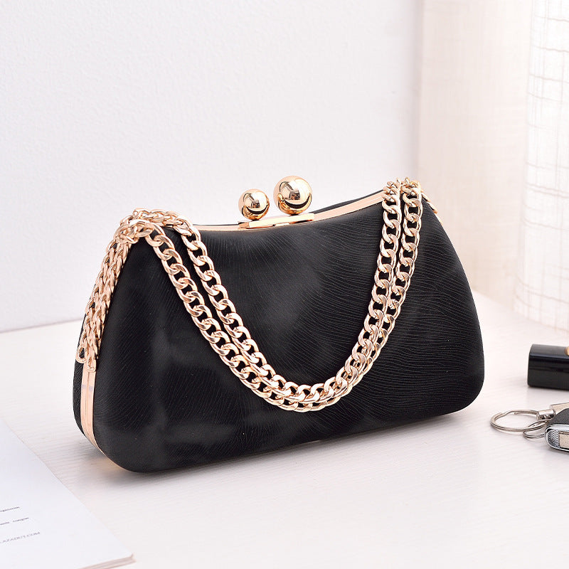 GlamChic™ Luxury Chain Party Shoulder Bag – Elegant Dinner & Event Crossbody Purse for Women