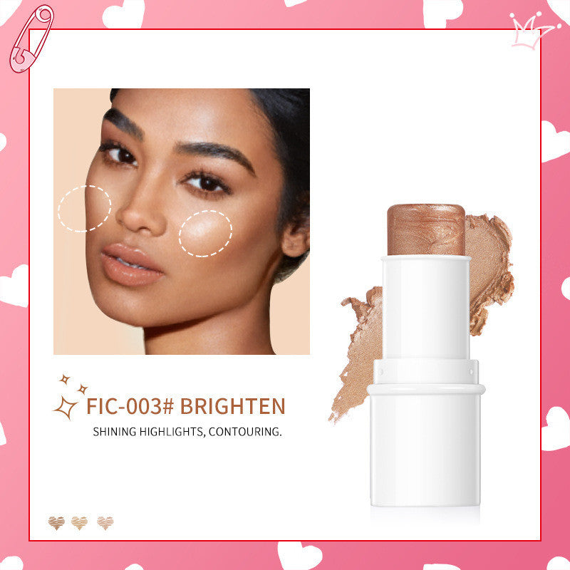3-in-1 Highlighter Blush & Concealer Stick  | Brighten, Contour & Glow Face Makeup Pen