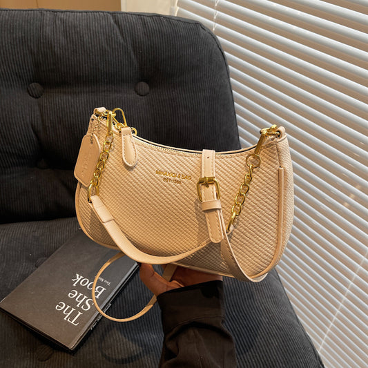 Chic Casual Shoulder Bag – Minimalist Messenger Purse for Daily Elegance