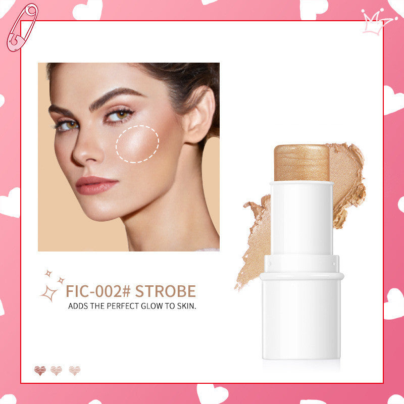 3-in-1 Highlighter Blush & Concealer Stick  | Brighten, Contour & Glow Face Makeup Pen