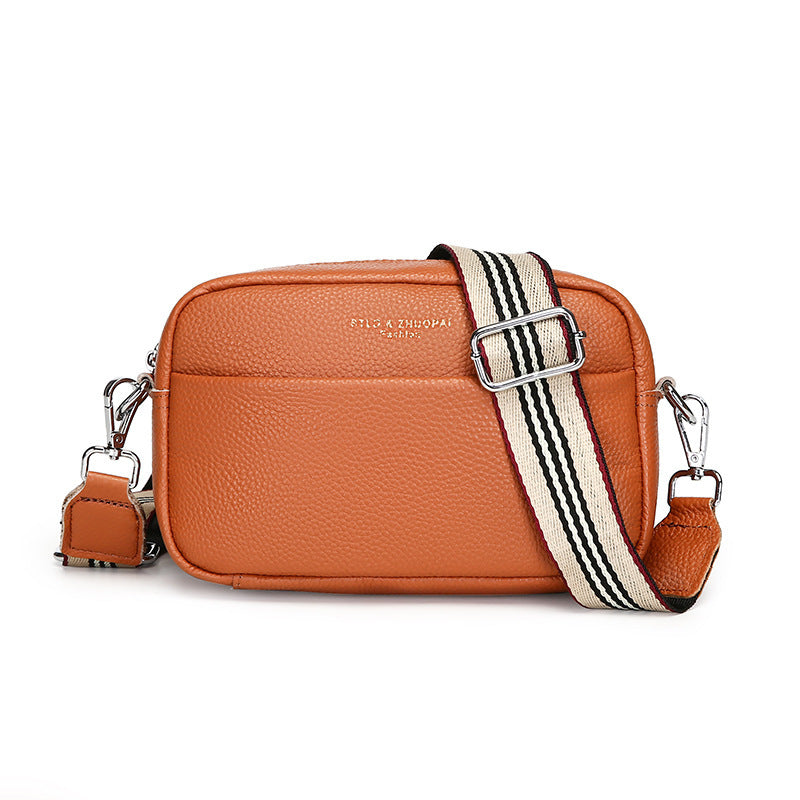 EliteLayer™ Premium Cowhide Messenger Bag – Multi-Compartment Crossbody Shoulder Purse for Women