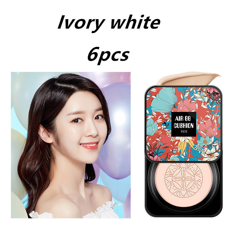 Mushroom Air Cushion BB Cream  | Flawless Moisturizing Foundation with Mushroom Puff