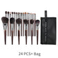 ProNaturé™ 18-Piece Natural Goat Hair Makeup Brush Set with Travel Case