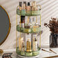Elegant Light Luxury Vanity Organizer Tray – Punch-Free Bathroom Counter Storage Stand