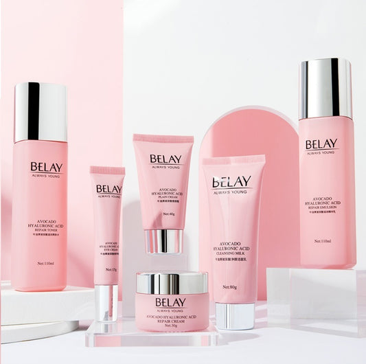 BELAY™ 5-in-1 Luxury Facial Skincare Set – Deep Hydration, Glow & Anti-Aging Kit